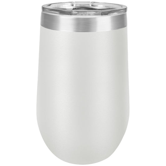 16oz Stemless  SS Tmblr-WHITE