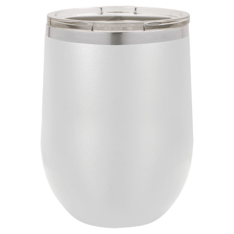 12oz Stemless  SS Tmblr-WHITE