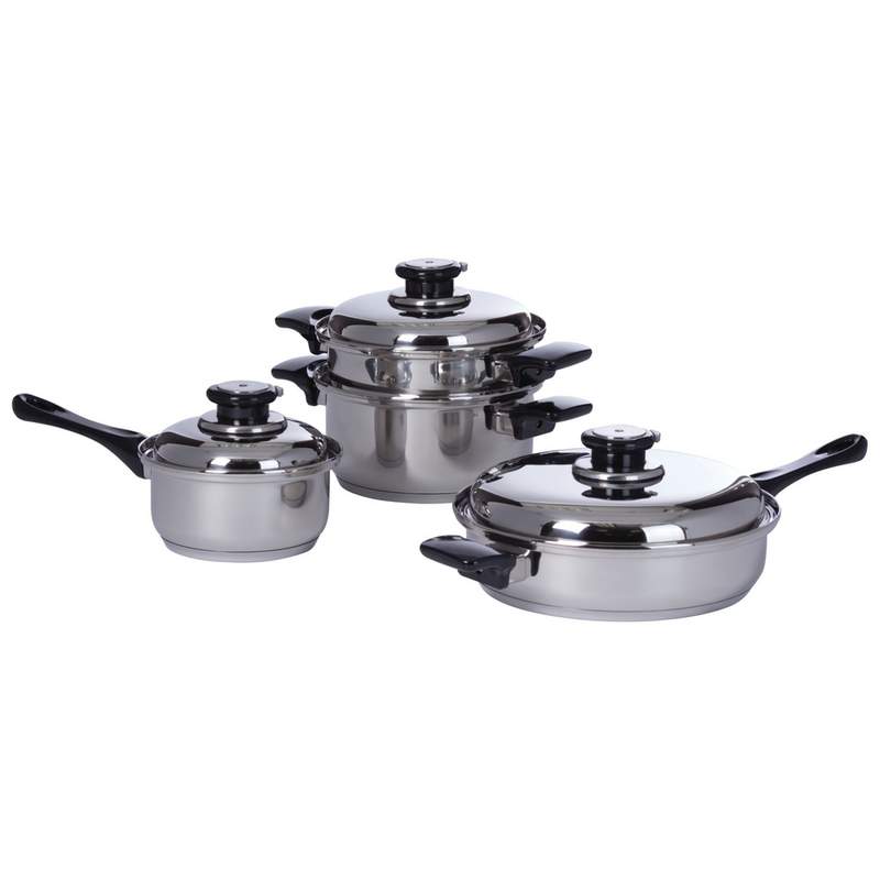 28PC-12 ELEM SS COOKWARE SET