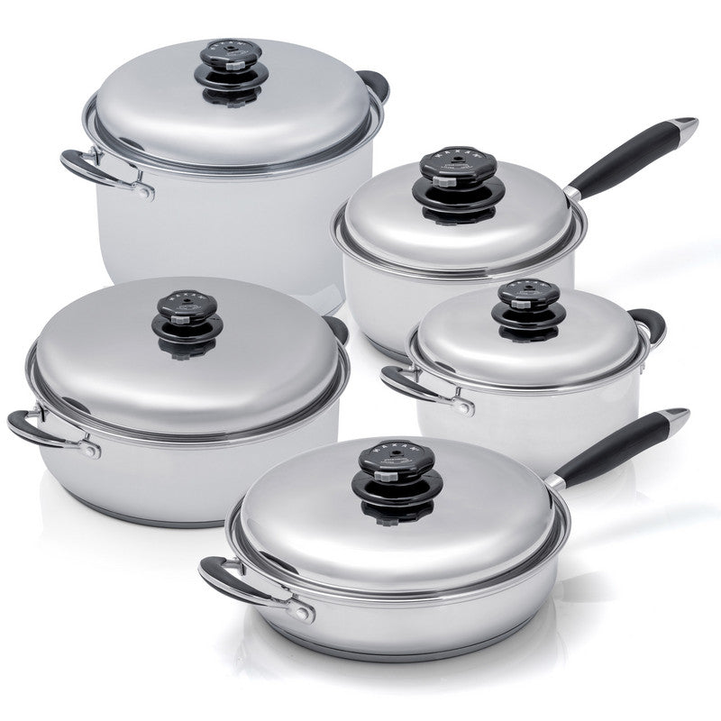 10PC MAXAM WATERLESS COOKWARE