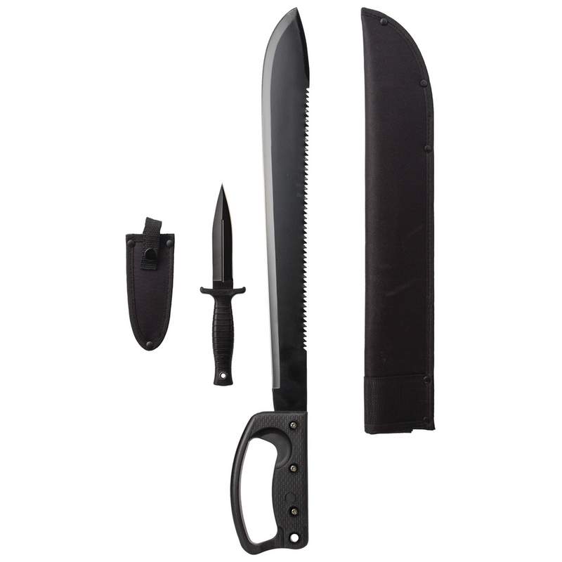 18"MACHETE/BOOT KNIFE COMBO