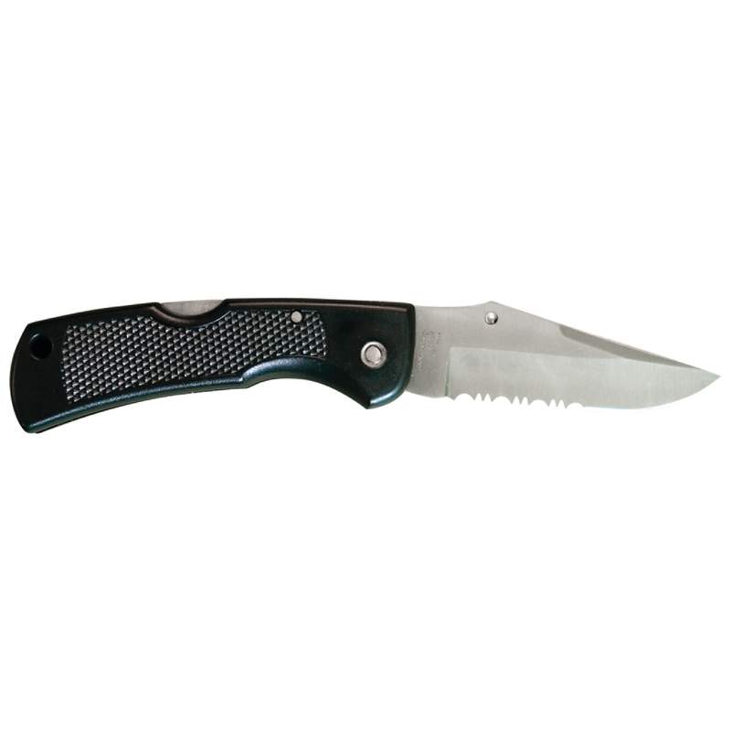 HALF SERR.  LOCKBACK KNIFE