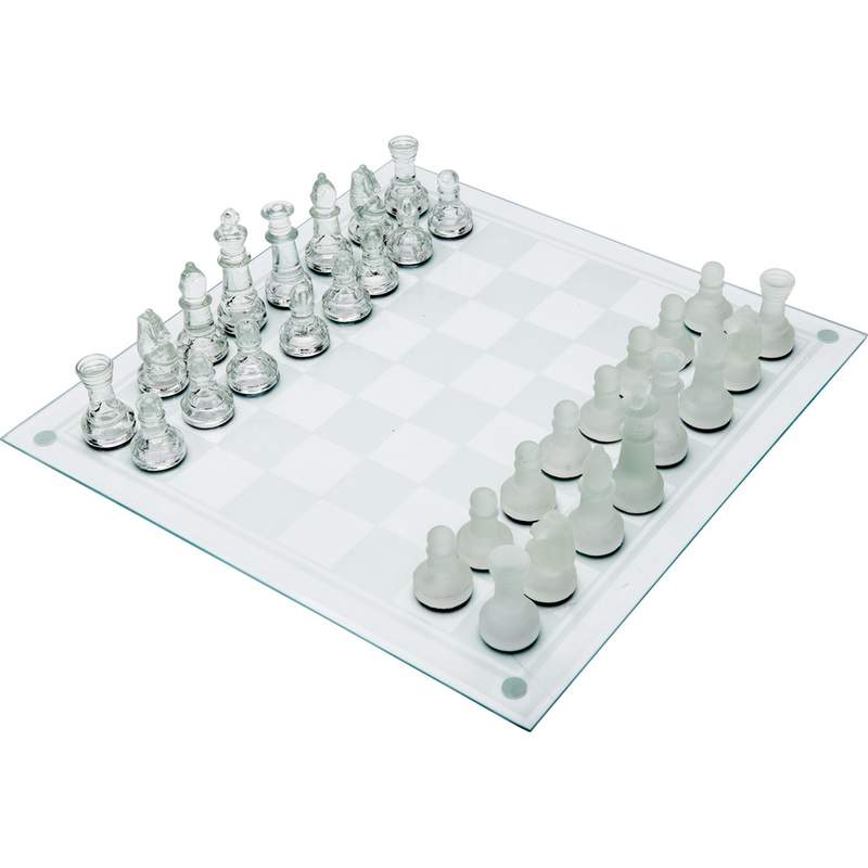 33PC GLASS CHESS SET