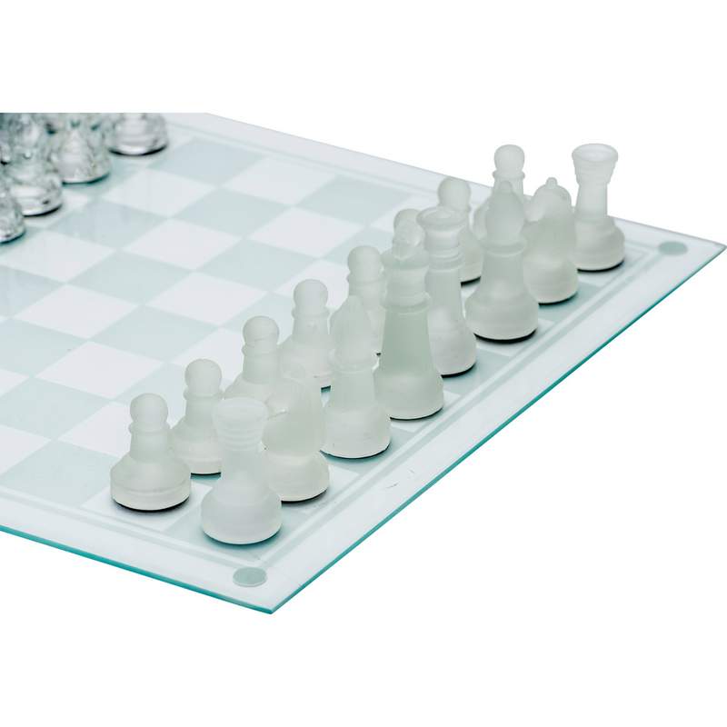 33PC GLASS CHESS SET