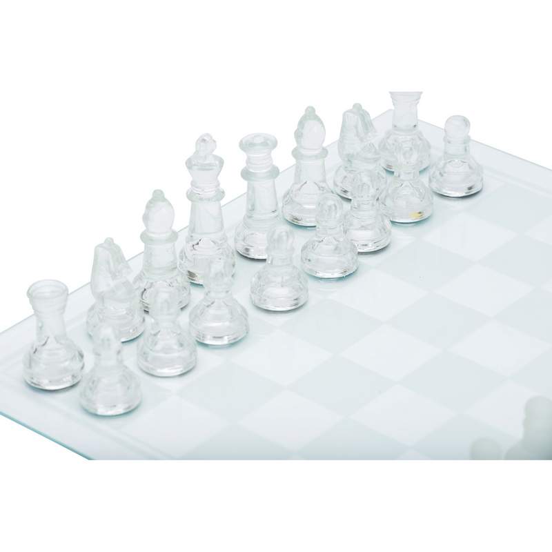 33PC GLASS CHESS SET