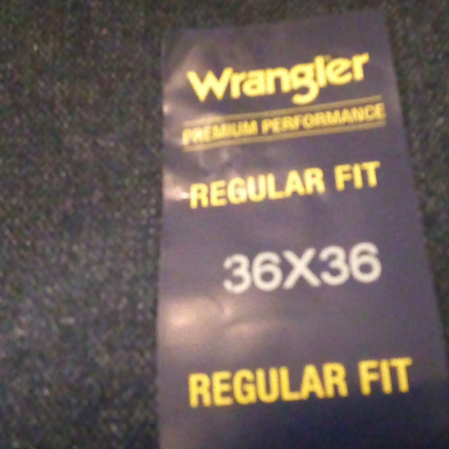 NWT - Wrangler Regular Fit Cowboy Cut Premium Performance 47MWZ - Size 36x36