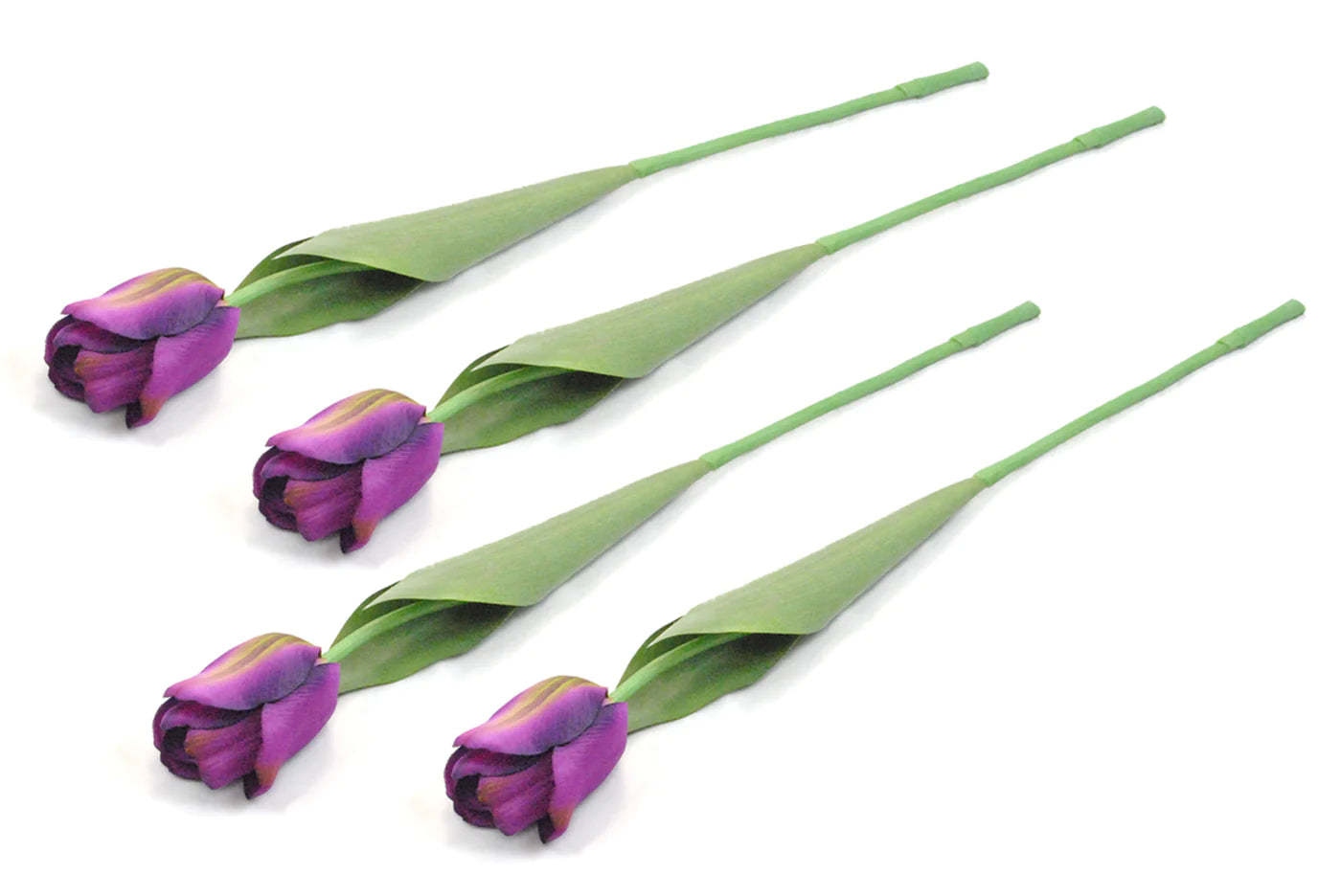 Flower Tulip Purple S/4 