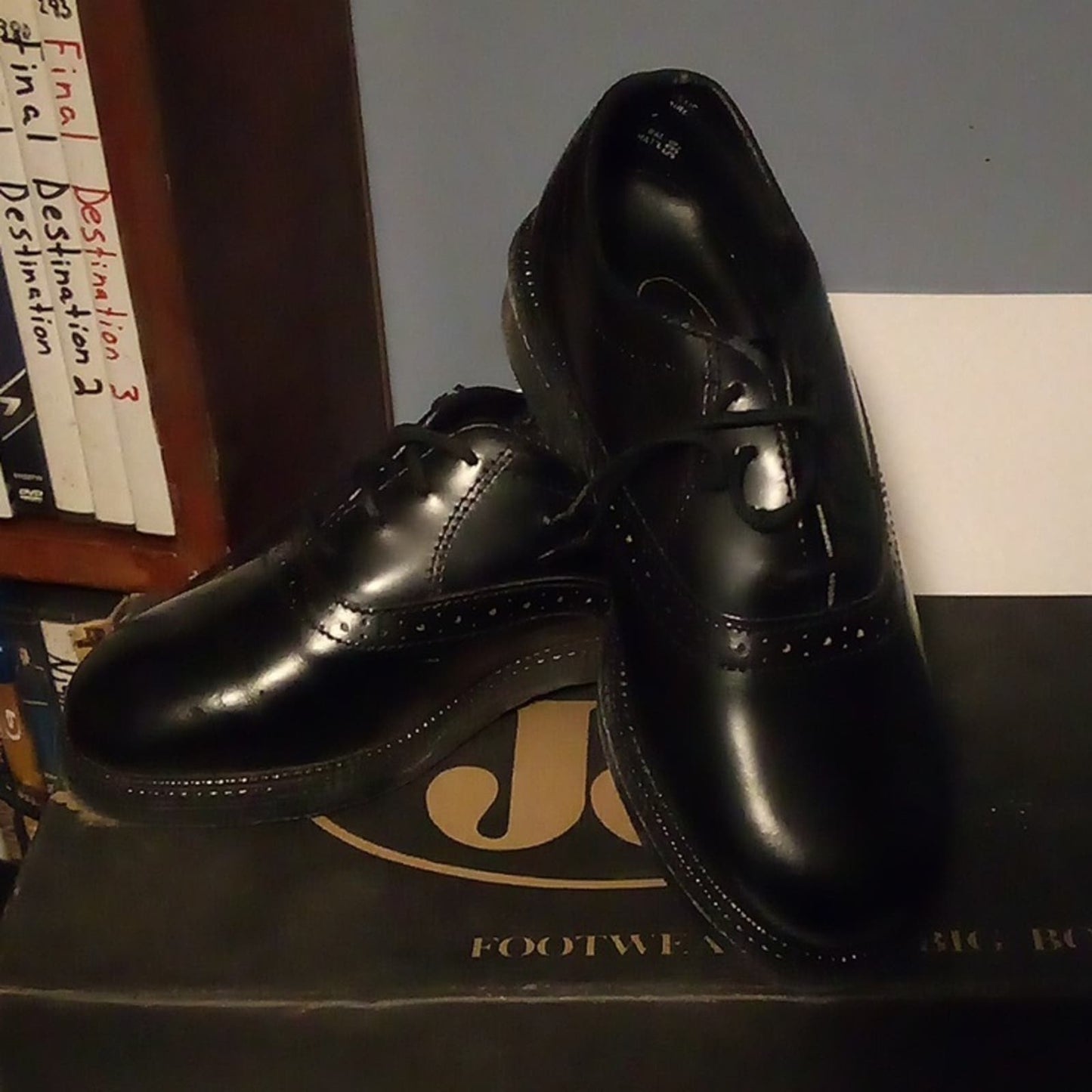 NIB - JJ Black Smooth Stafford Little Boys Dress Shoes - Size 12