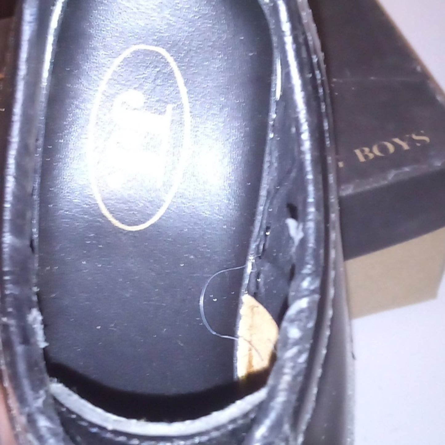 NIB - JJ Black Smooth Stafford Little Boys Dress Shoes - Size 12