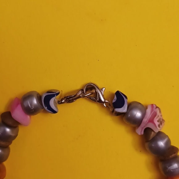 Homemade Multi-Color Beaded Bracelet