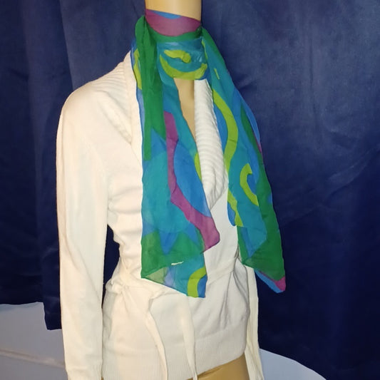 Beautiful Blue Green Scarf/Wrap