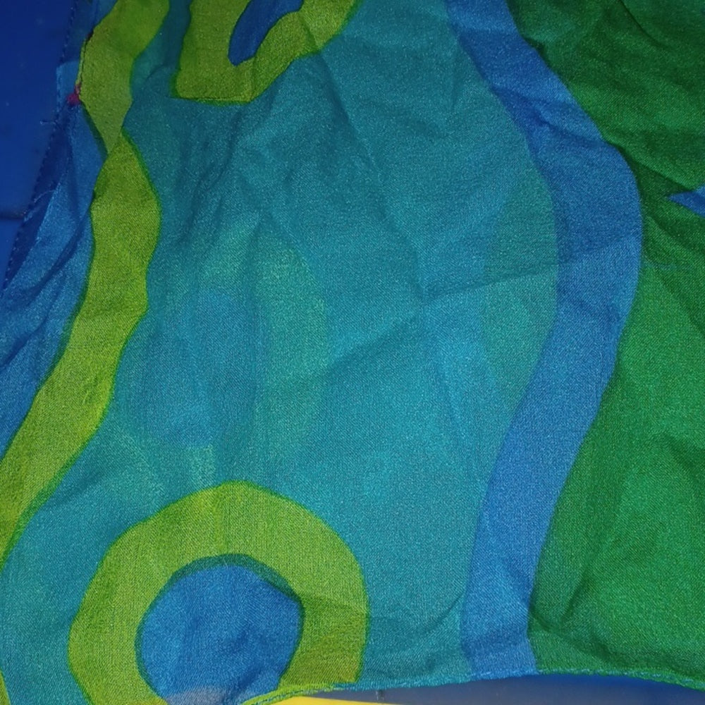 Beautiful Blue Green Scarf/Wrap