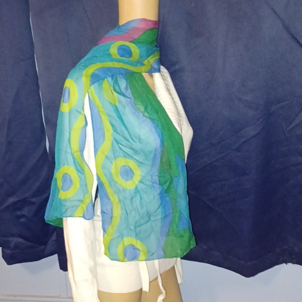 Beautiful Blue Green Scarf/Wrap