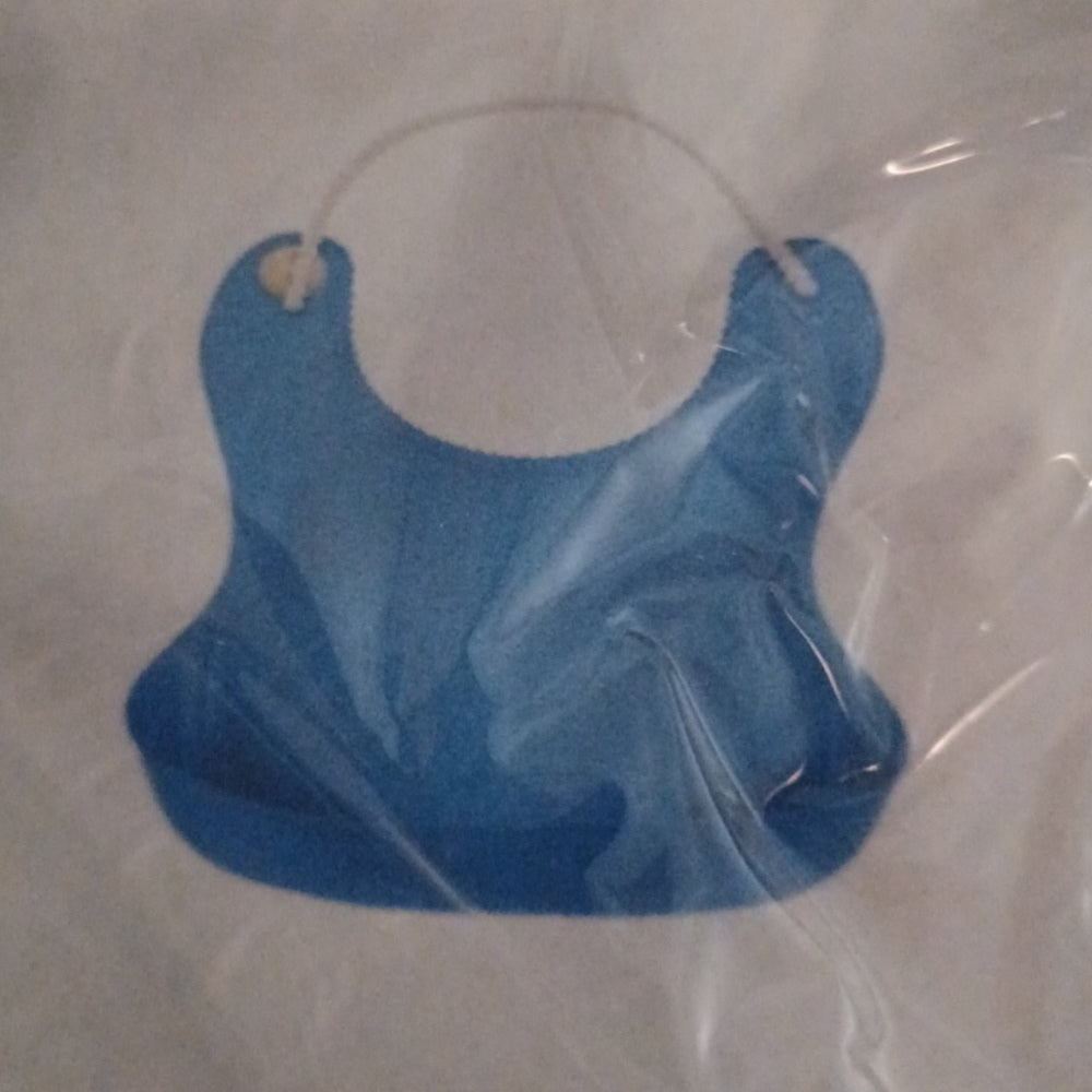 Cute Kid/Infant Soft waterproof Bibs - Dk Blue