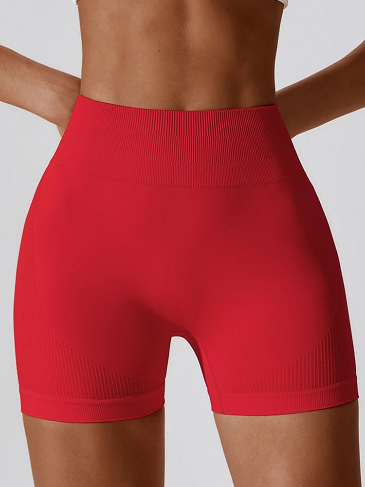 Wide Waistband Slim Fit Sports Shorts