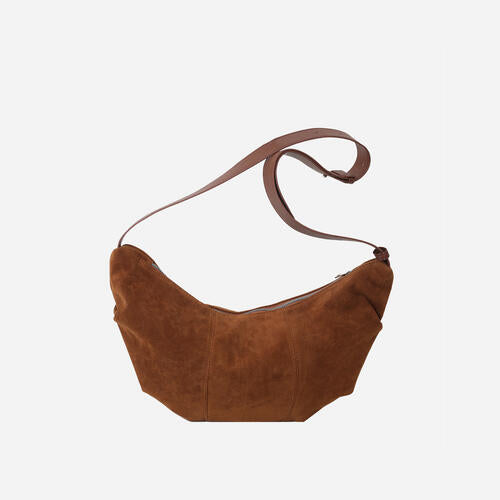 Suede Dumpling Bag