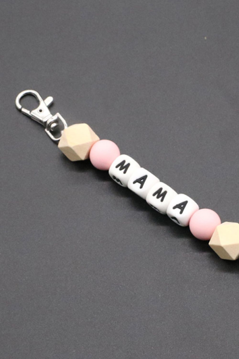 Assorted 2-Pack Mama Beaded Tassel Keychain