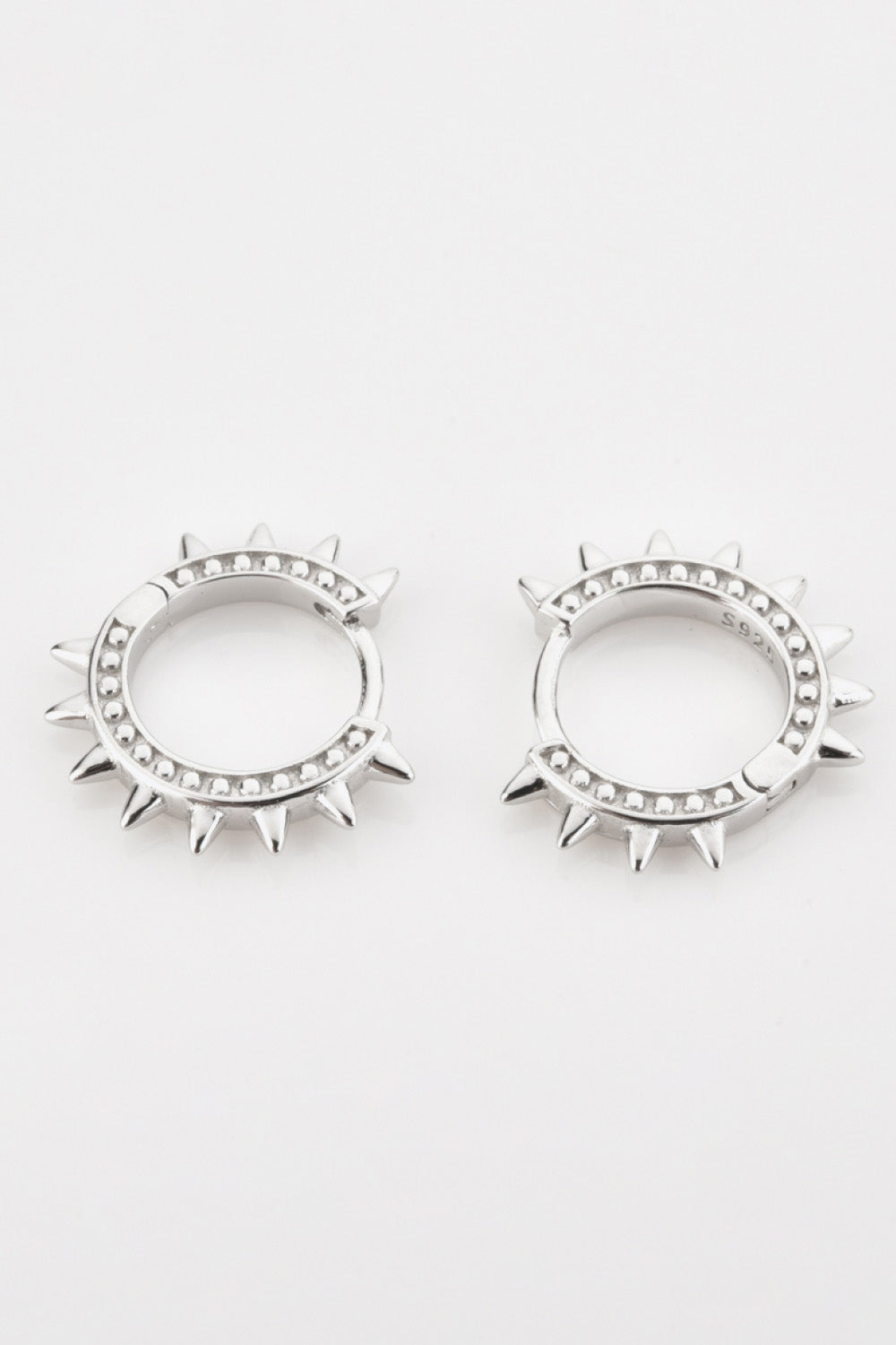 925 Sterling Silver Huggie Earrings