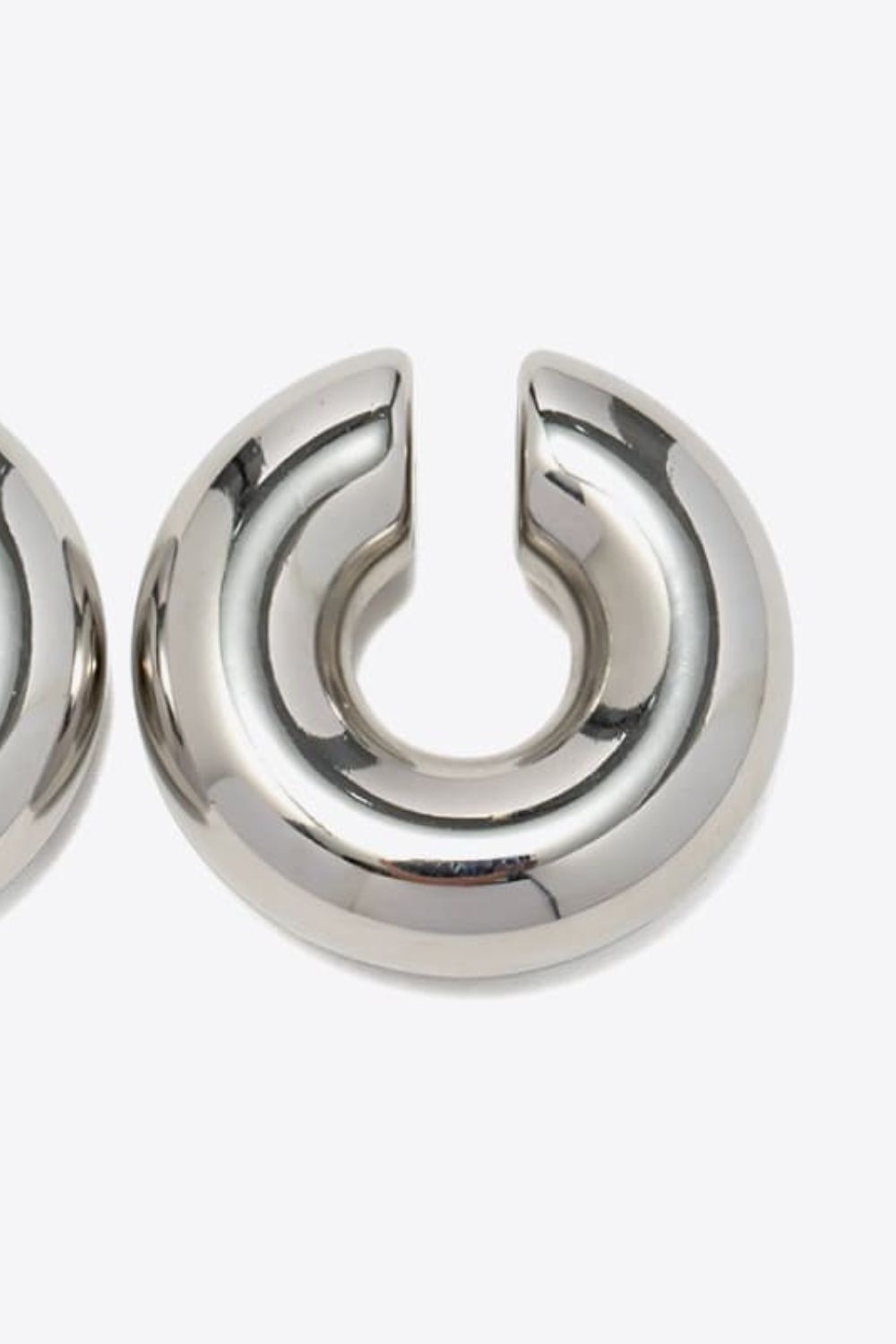 Stainless Steel Cuff Earrings