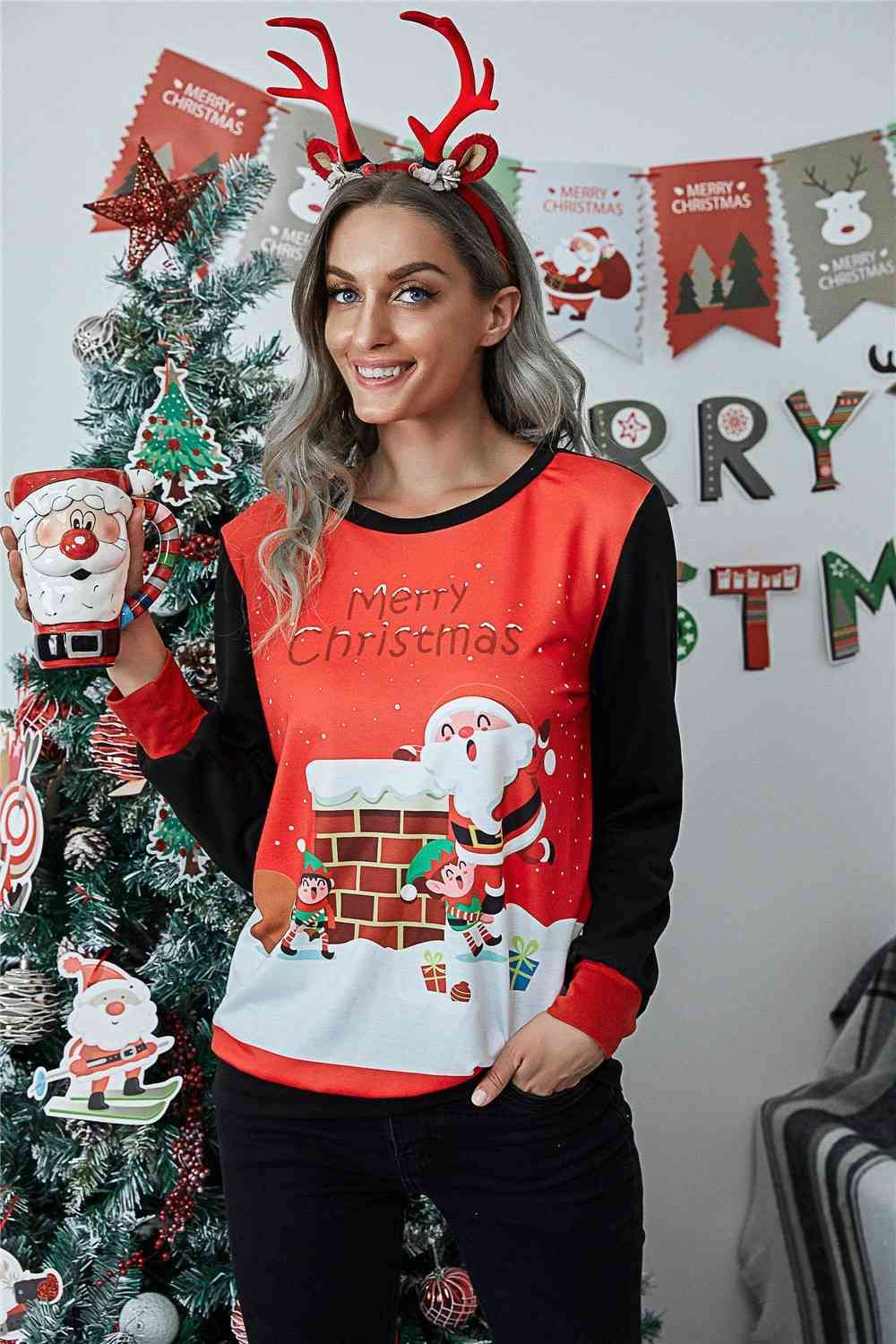 MERRY CHRISTMAS Long Sleeve Sweatshirt