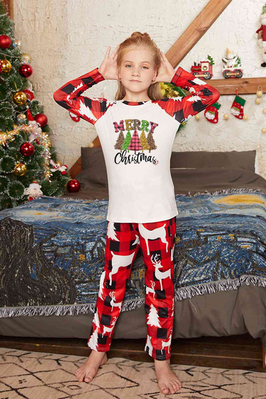 MERRY CHRISTMAS Graphic Top and Pants Set