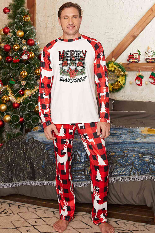 MERRY EVERYTHING Graphic Top and Pants Set