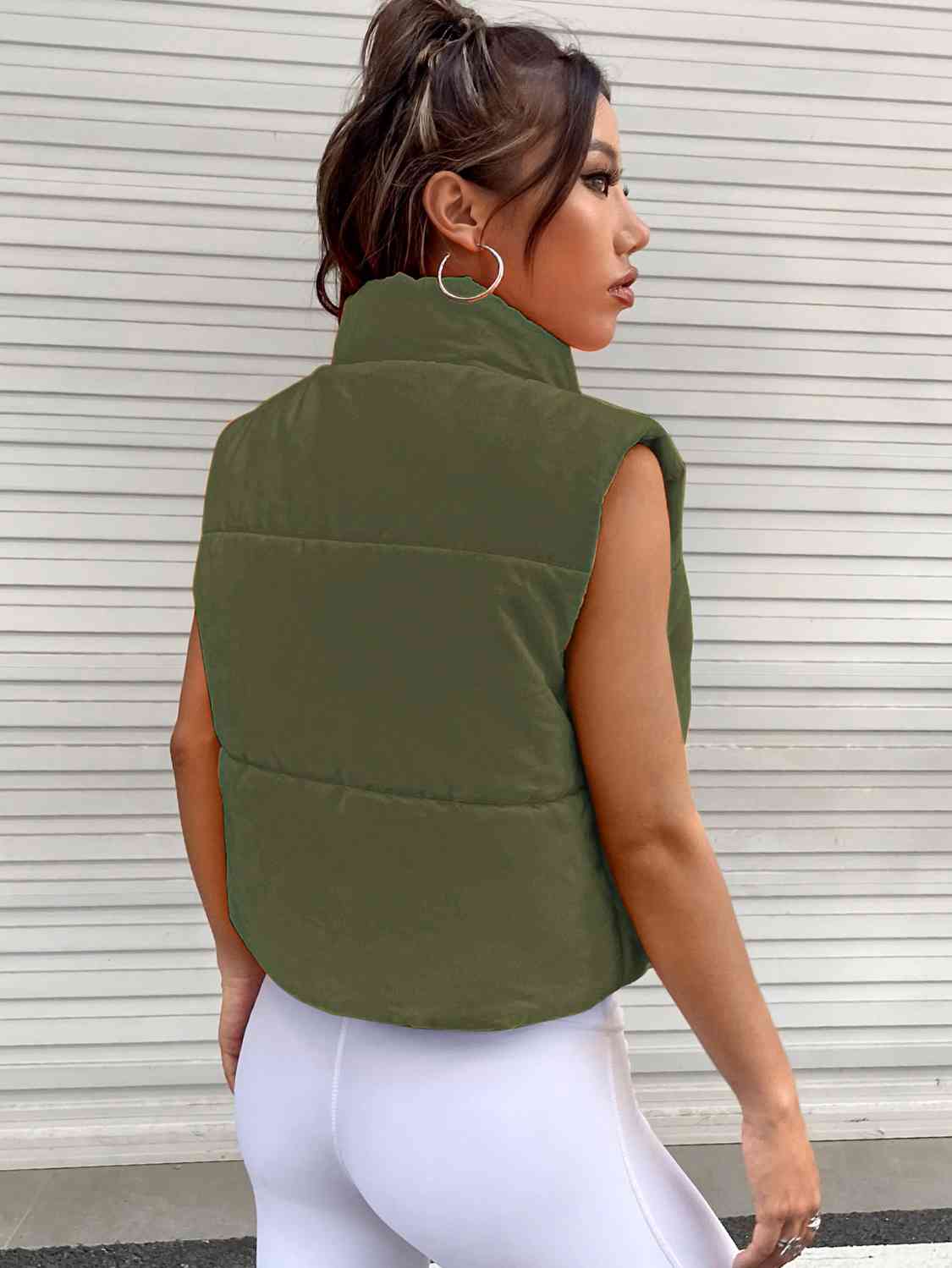 Zip-Up Puffer Vest