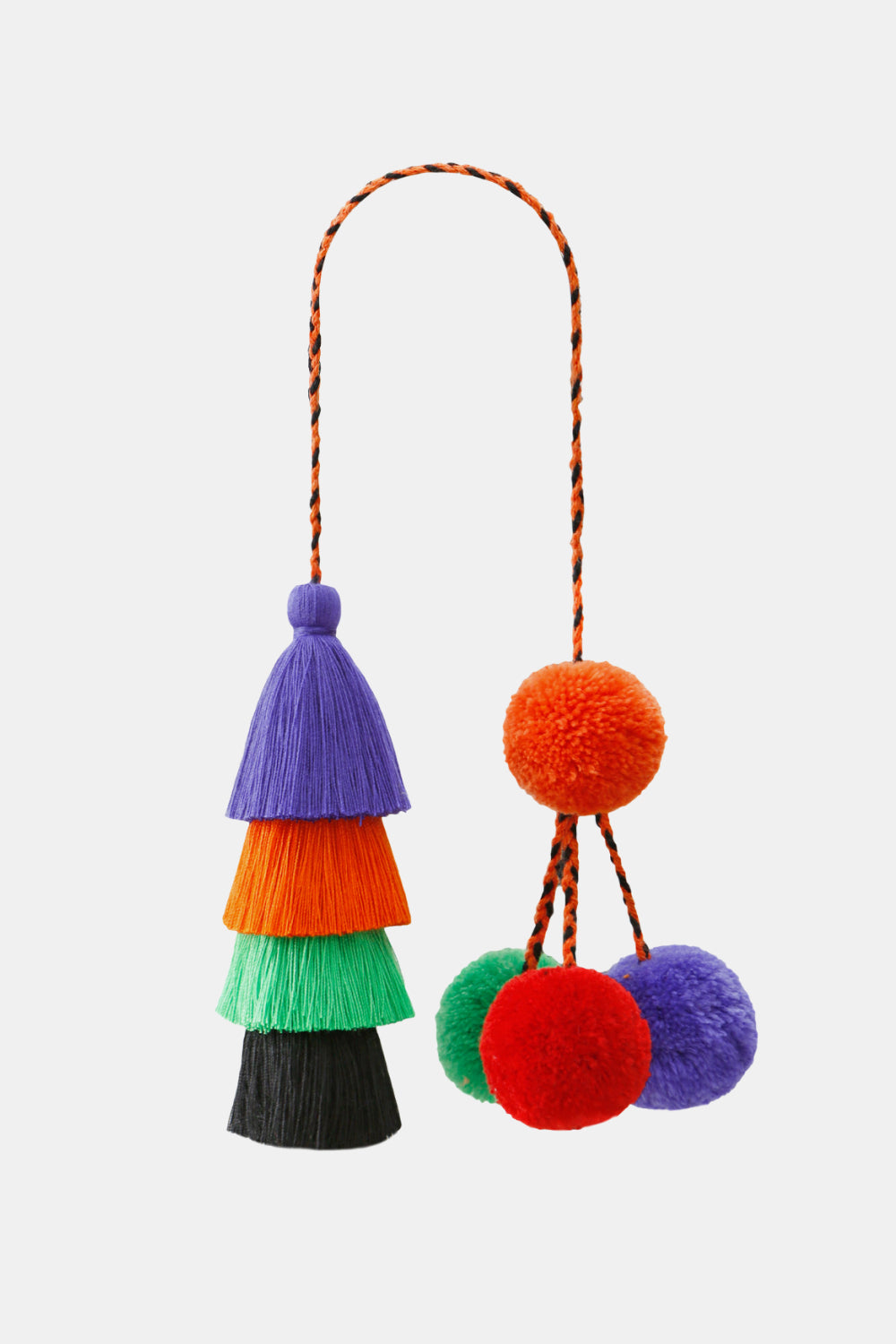 Tassel & Pom-Pom Key Chain