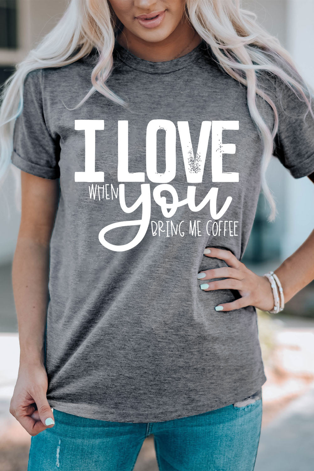 I LOVE YOU Crewneck T-Shirt