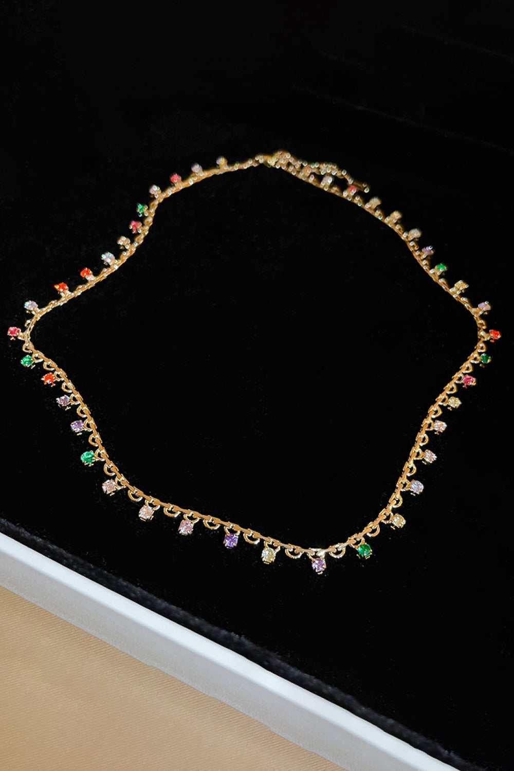 18K Gold Plated Multicolored Necklace