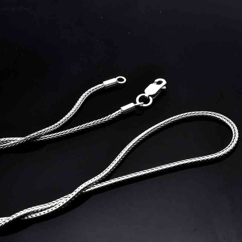 19.7" Snake Chain 925 Sterling Silver Necklace