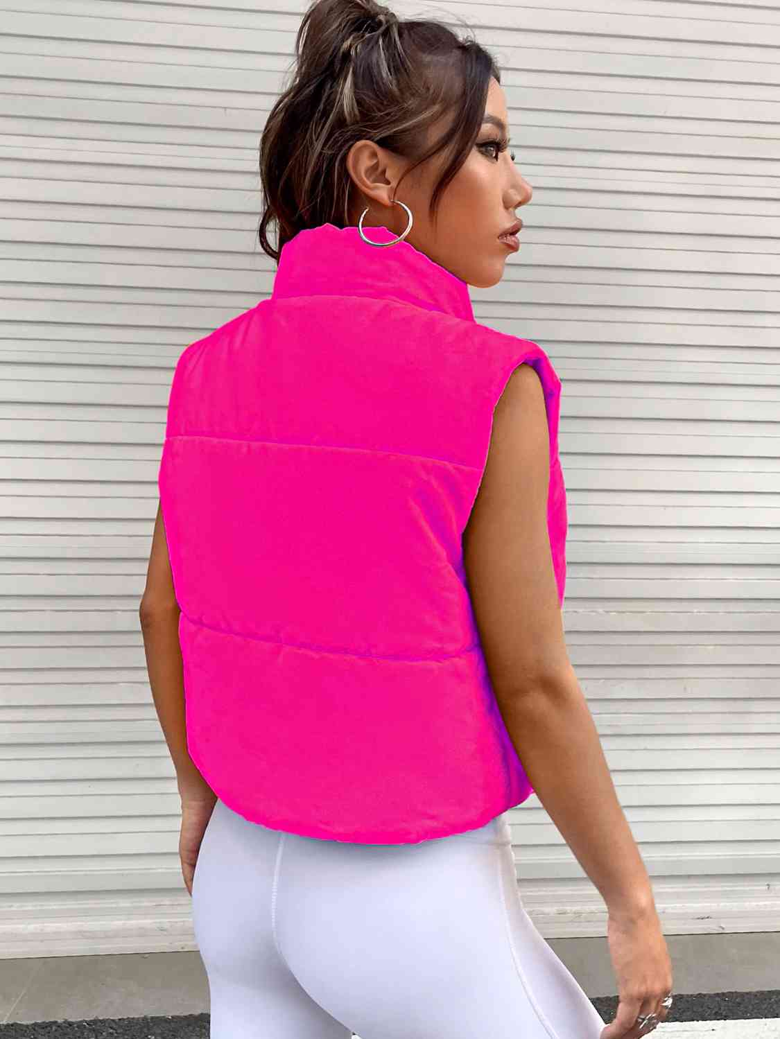 Zip-Up Puffer Vest