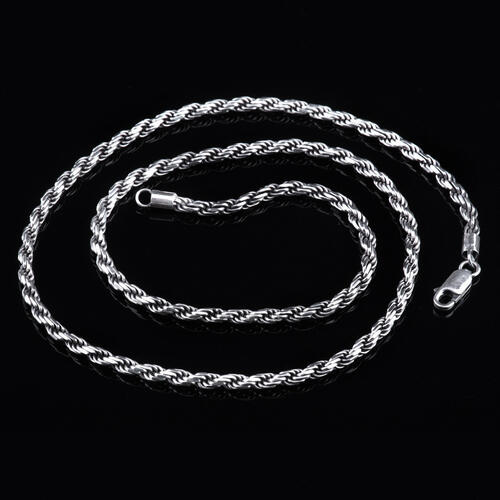 23.6" Snake Chain 925 Sterling Silver Necklace