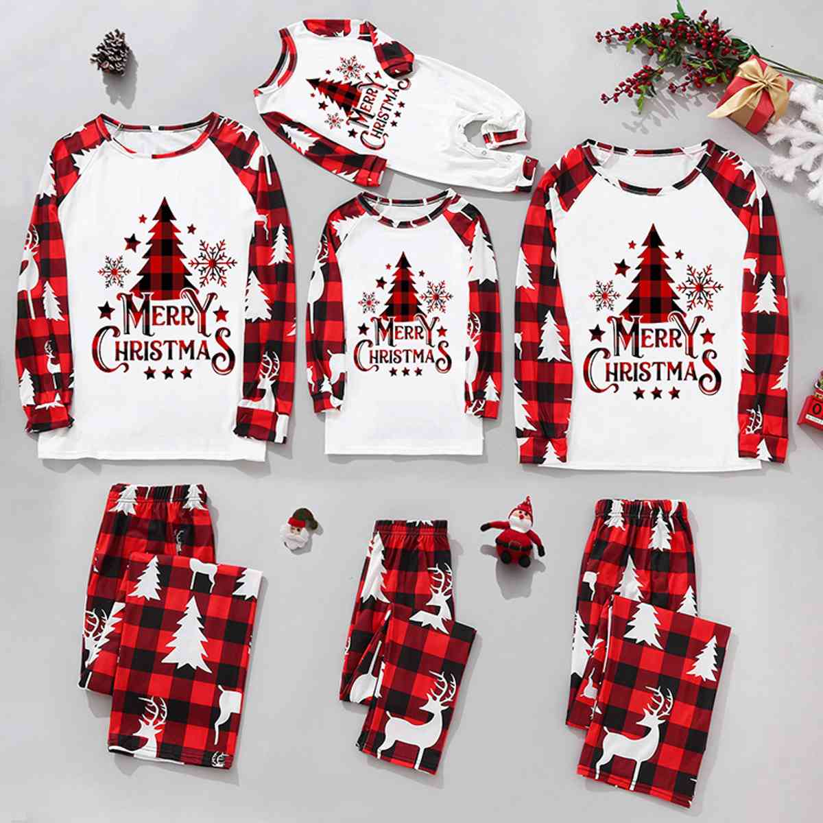 MERRY CHRISTMAS Graphic Top and Pants Set