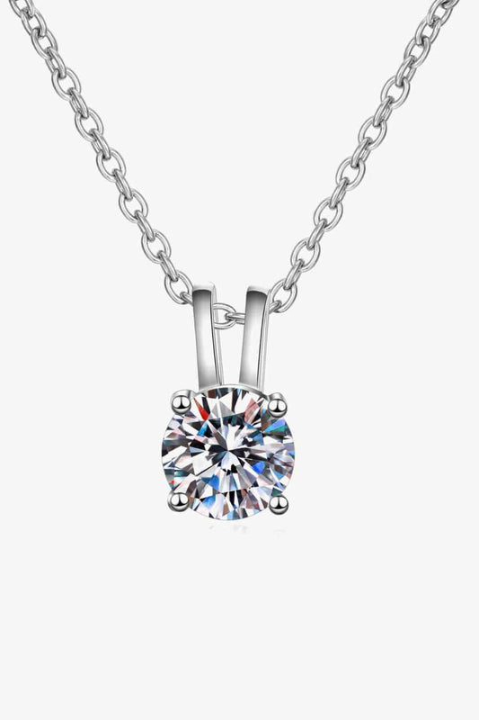 925 Sterling Silver Moissanite Necklace