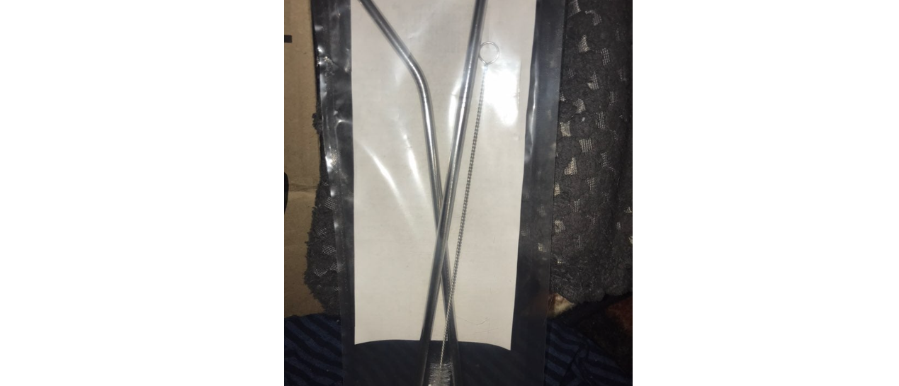 3 PC. Stainless Steel Drinking Straws Sets