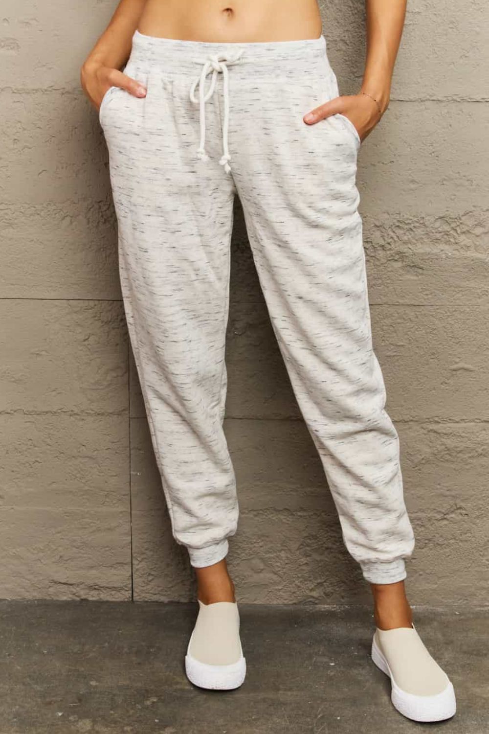 Ninexis Full Size Tie Waist Long Sweatpants