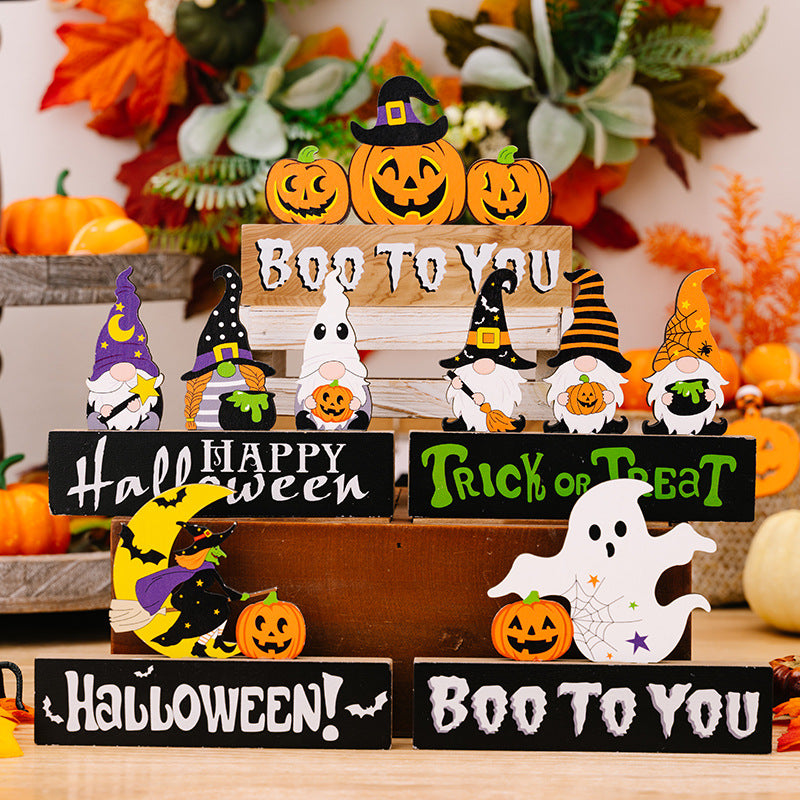 Assorted 2-Piece Halloween Element Ornaments