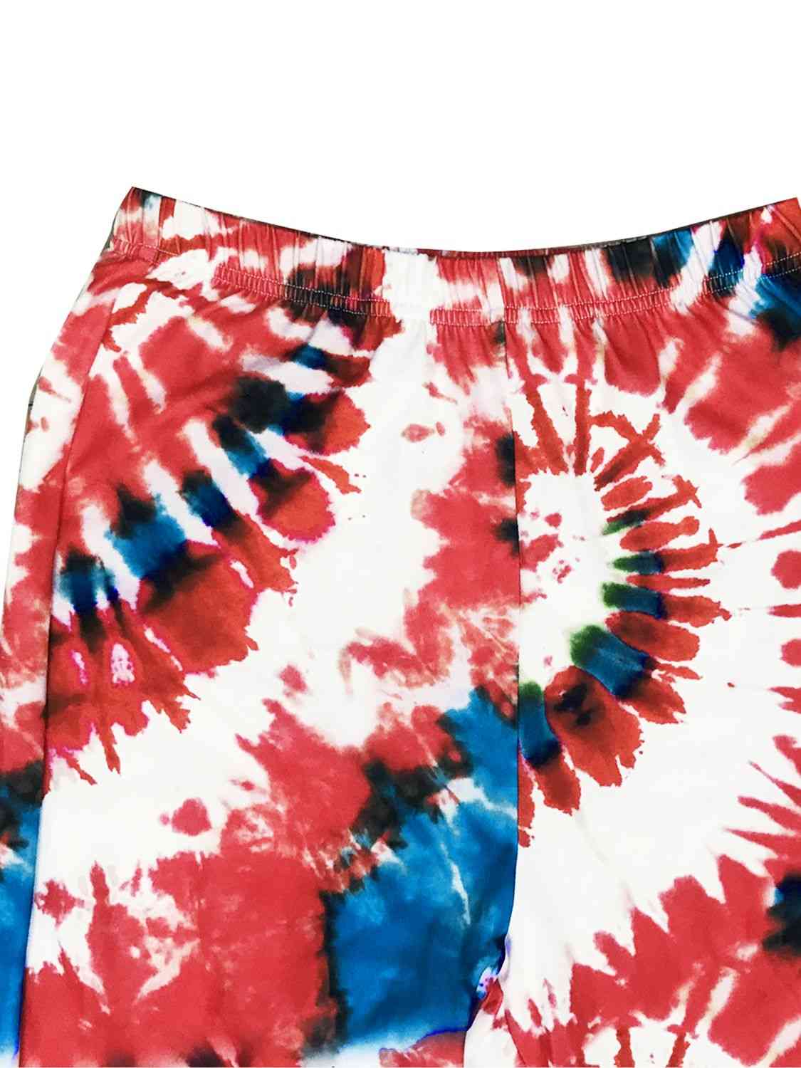 Tie-Dye Flare Leg Pants