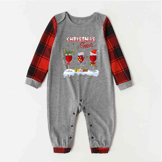 CHRISTMAS SPIRITS Graphic Jumpsuit