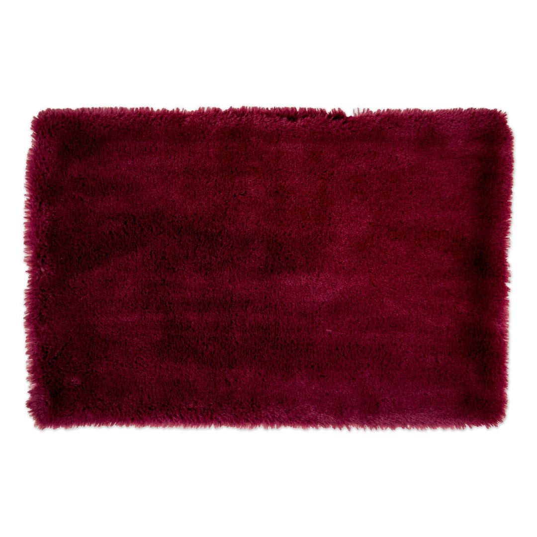 Cage Liner Faux Fur Cranberry Lg 