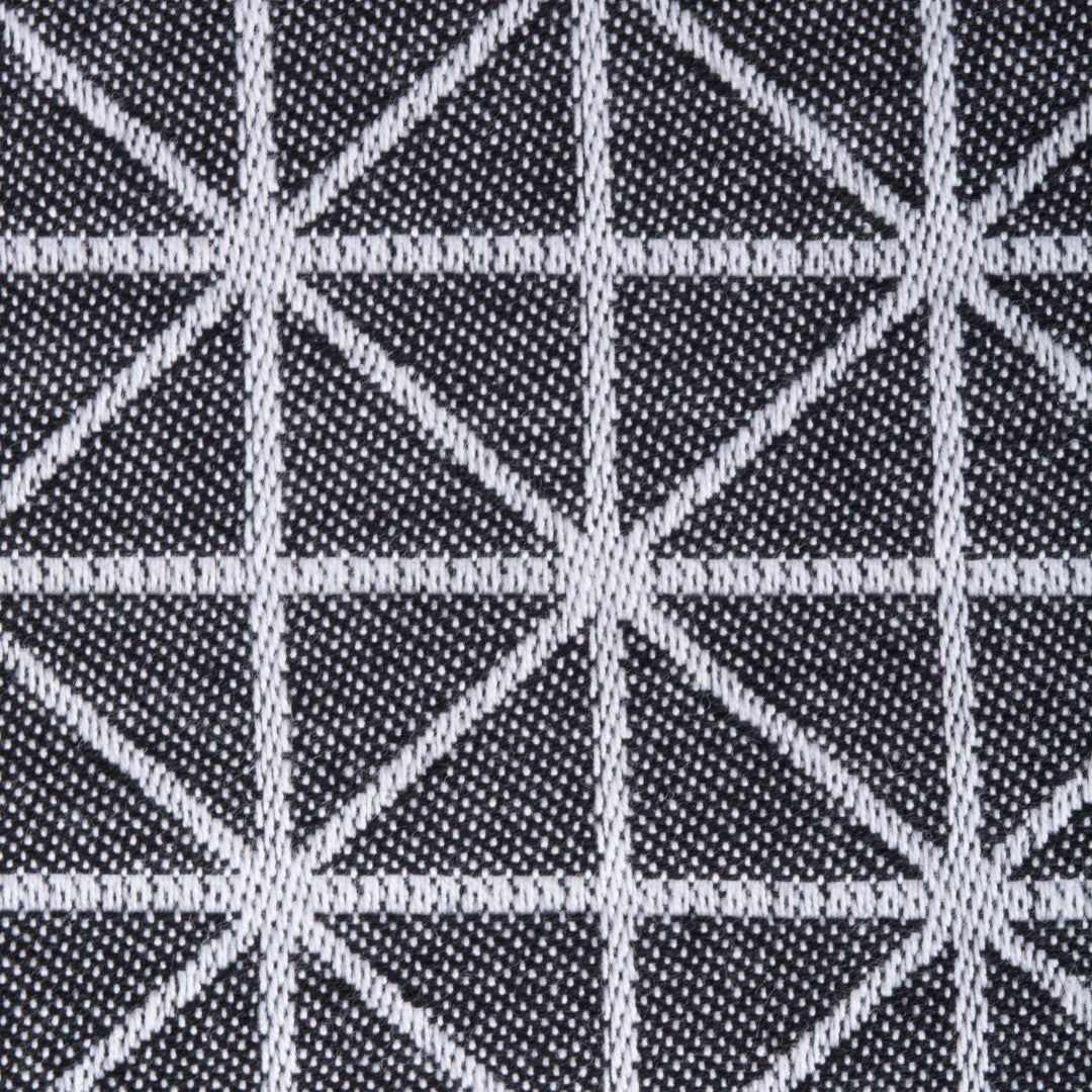 Black & White Triangle Napkin Set/6 