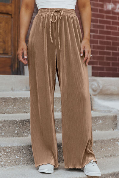 Tied Wide Leg Pants