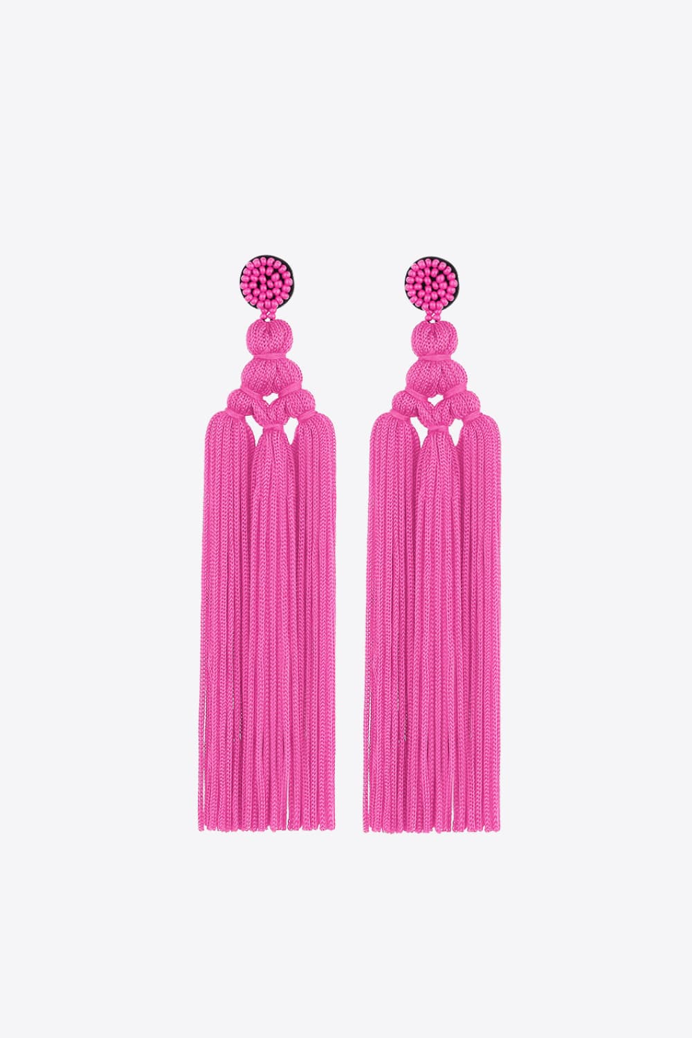 Beaded Tassel Earrings