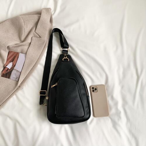 PU Leather Sling Bag