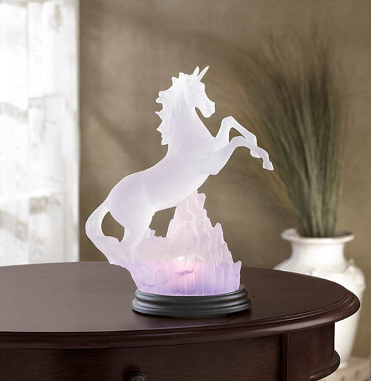 Unicorn Figurine With Light 