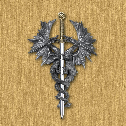 Dragon Dagger Wall Plaque 