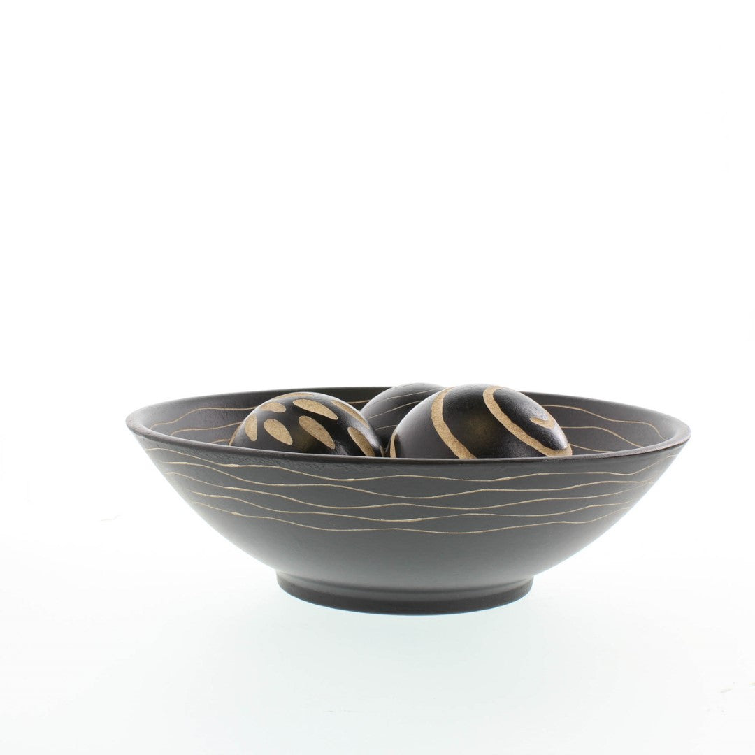 Artisan Deco Bowl And Balls 