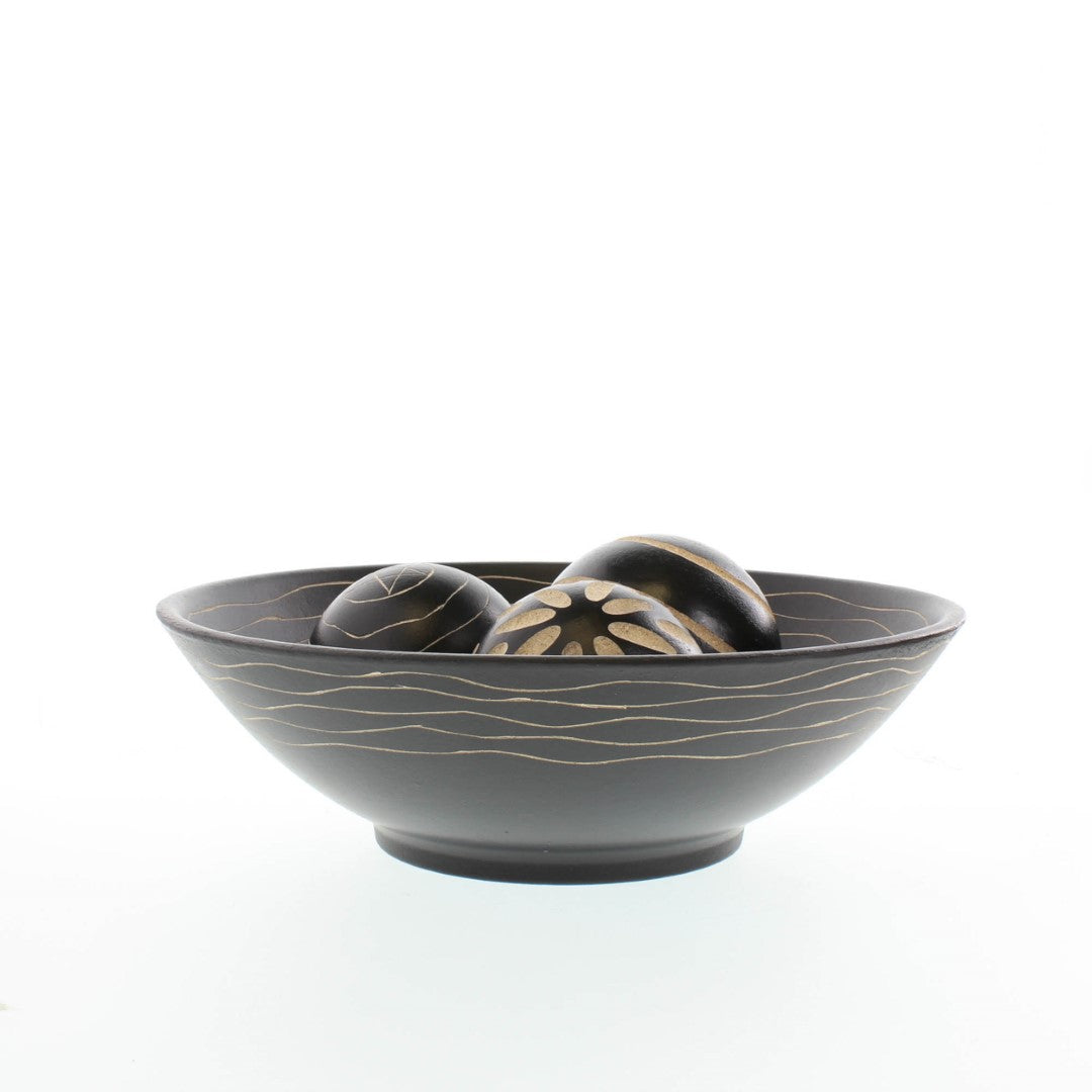 Artisan Deco Bowl And Balls 