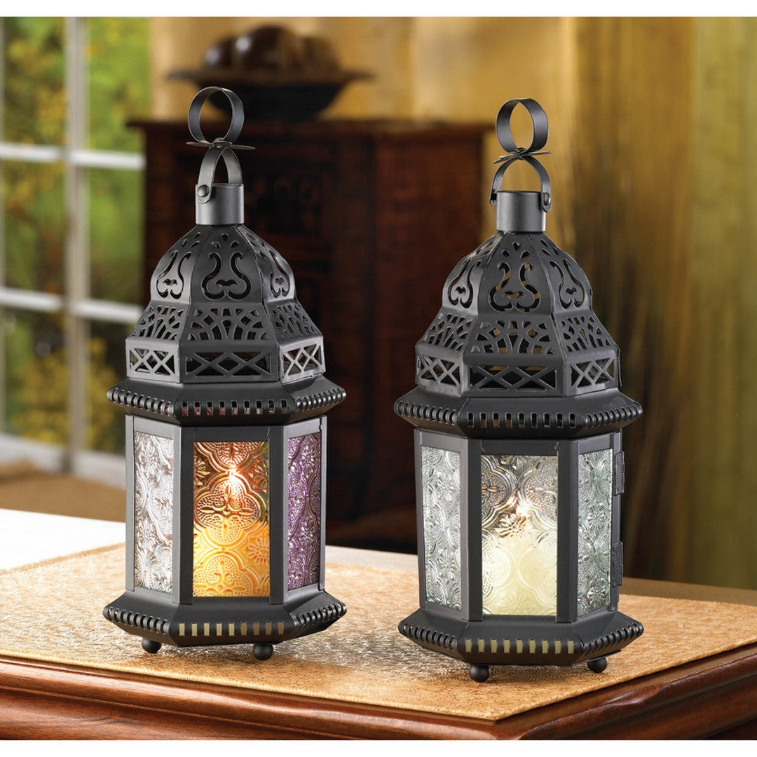 Clear Glass Moroccan Lantern 